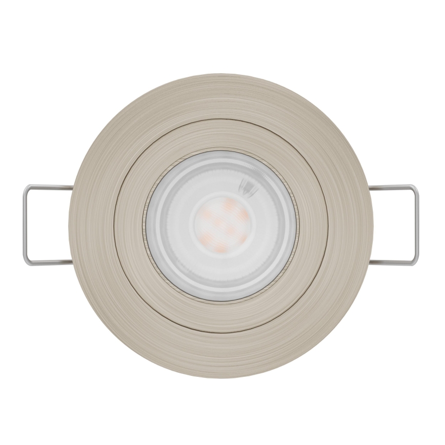 Eglo - LED ugradna točkasta svjetiljka za kupaonicu 1xGU10/4,5W/230V IP44 matni krom