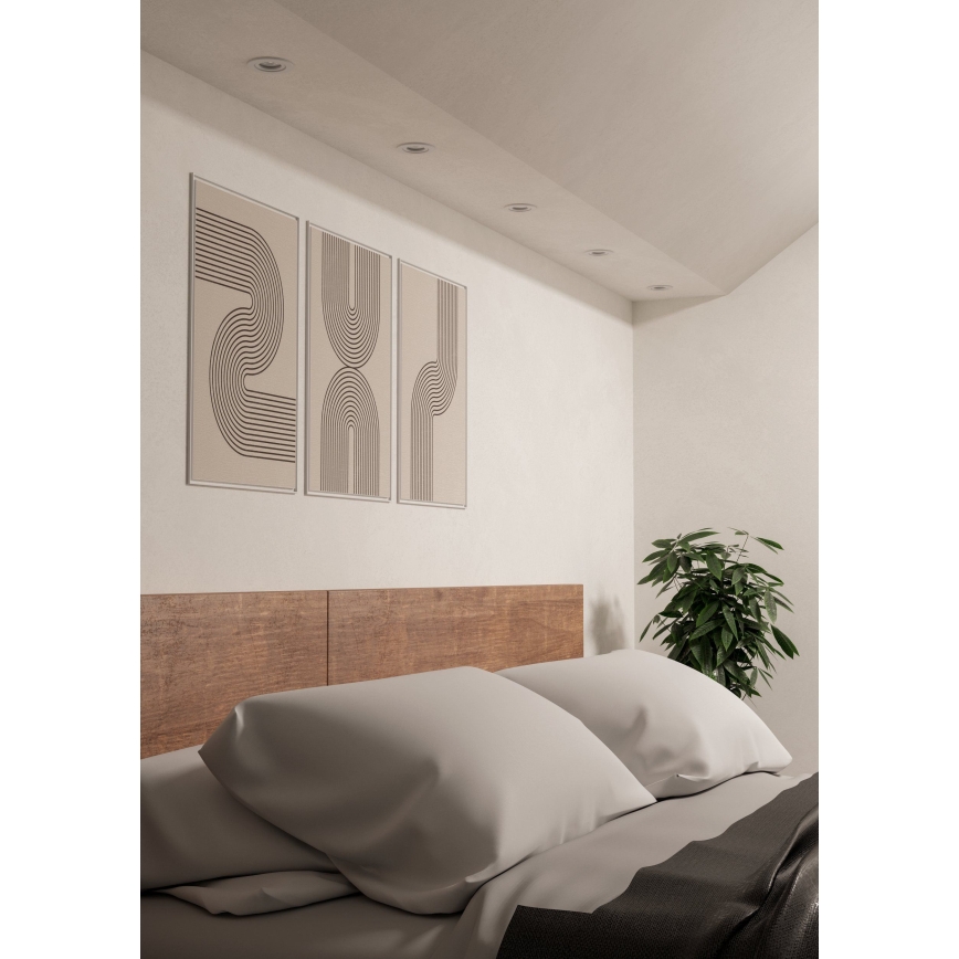 Eglo - LED ugradna stropna spot svjetiljka 1xGU10/4,5W/230V bijela