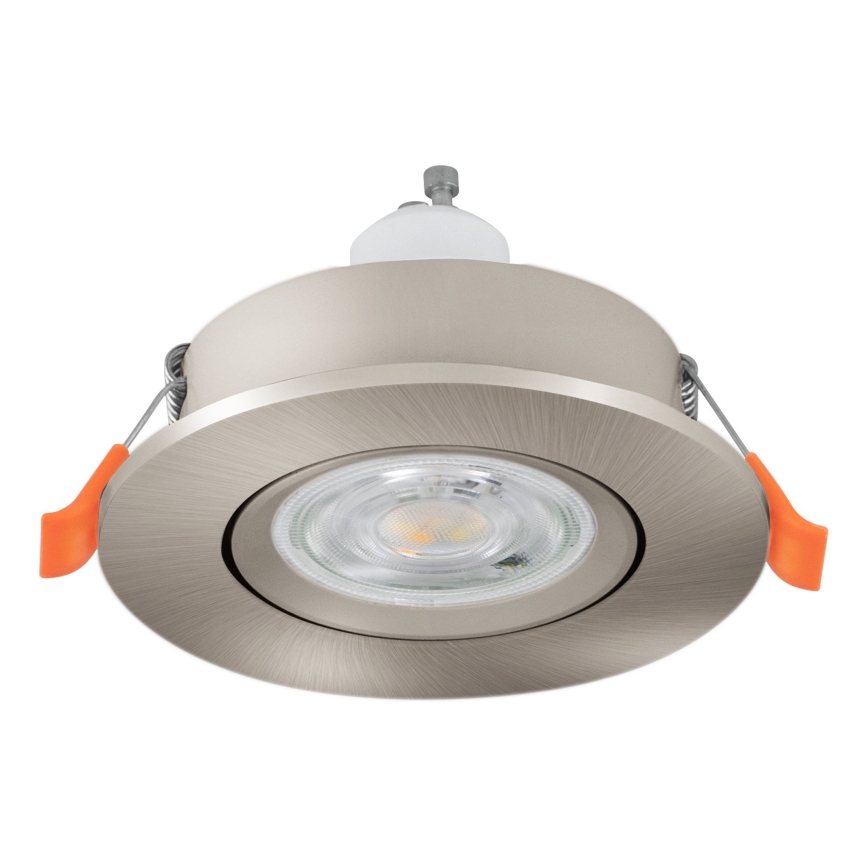 Eglo - LED ugradni spot 1xGU10/4,5W/230V, matirani krom
