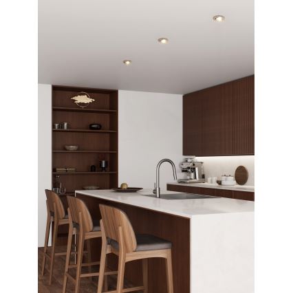 Eglo - LED ugradna točkasta svjetiljka 1xGU10/4,5W/230V matirani krom