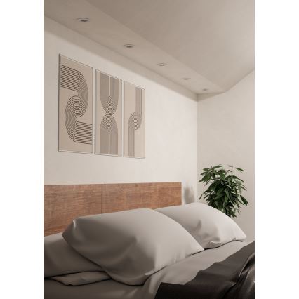 Eglo - SET 3x LED ugradnih stropnih točkastih svjetiljki LED/4,8W/230V 2700/4000/6500K bijela