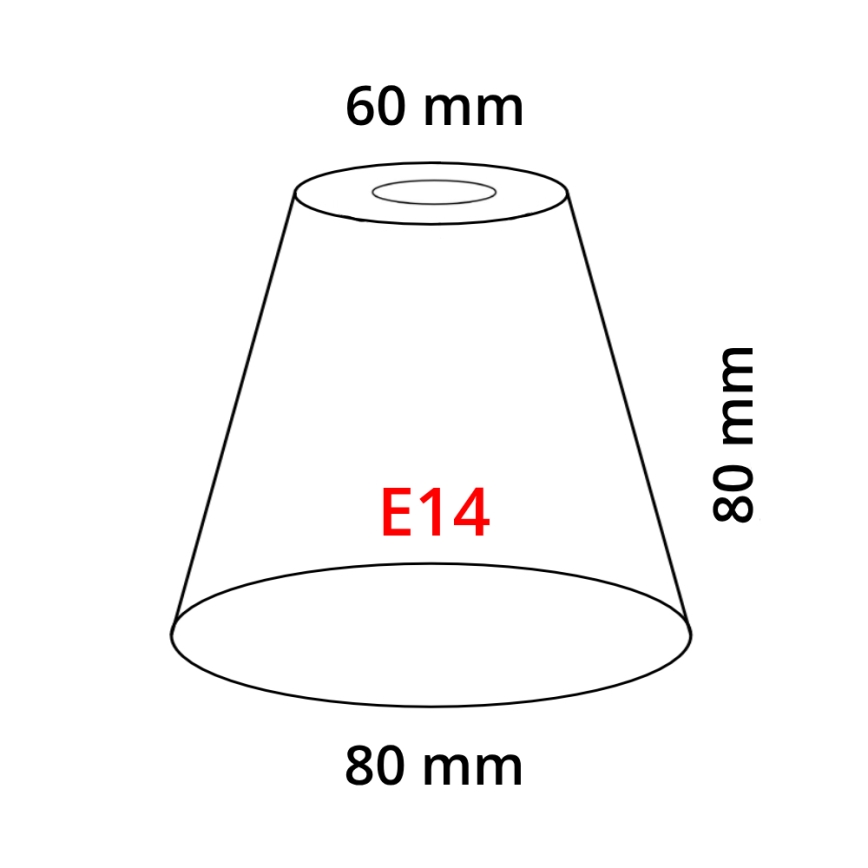 Eglo 902262 - Sjenilo MY CHOICE E14 pr. 8 cm