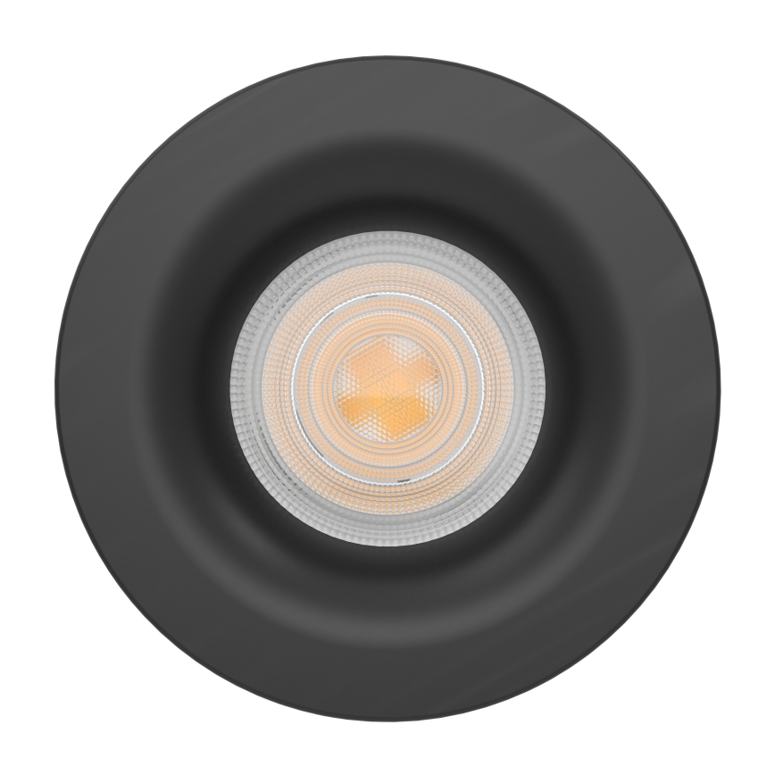 Eglo - LED kupaonsko ugradno stropno svjetlo LED/4,9W/230V 2700/4000/6500K Ø 8,8 cm IP65 crna