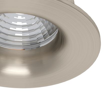 Eglo - Set 3x prigušivo ugradno LED svjetlo LED/4,8W/230V Ø 8,8 cm matni krom