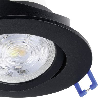 Eglo - KOMPLET 3x LED RGBW prigušivo ugradno svjetlo LED/4,7W/230V 2700-6500K crno