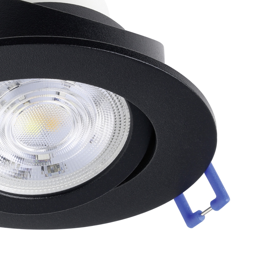 Eglo - KOMPLET 3x LED RGBW prigušivo ugradno svjetlo LED/4,7W/230V 2700-6500K crno