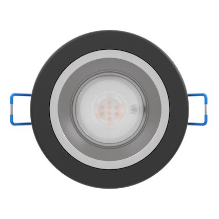 Eglo - prigušivo LED kupaonsko ugradno stropno svjetlo LED/4,8W/230V 2700/4000/6500K IP44 crno