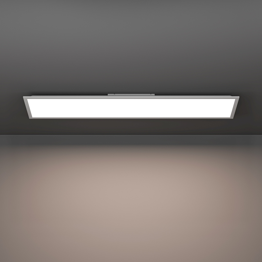 Eglo - Prigušivi nadgradni LED panel, 33,5 W, 230 V, 2700-6500K, 120x30 cm, bijela + daljinski upravljač