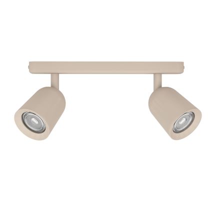 Eglo - Stropni spot 2xGU10/10W/230V bež