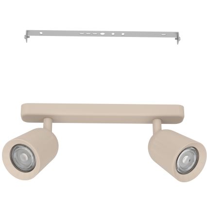 Eglo - Stropni spot 2xGU10/10W/230V bež