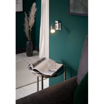 Eglo - LED svjetiljka za utičnicu 1xGU10/2,8W/230V matni krom