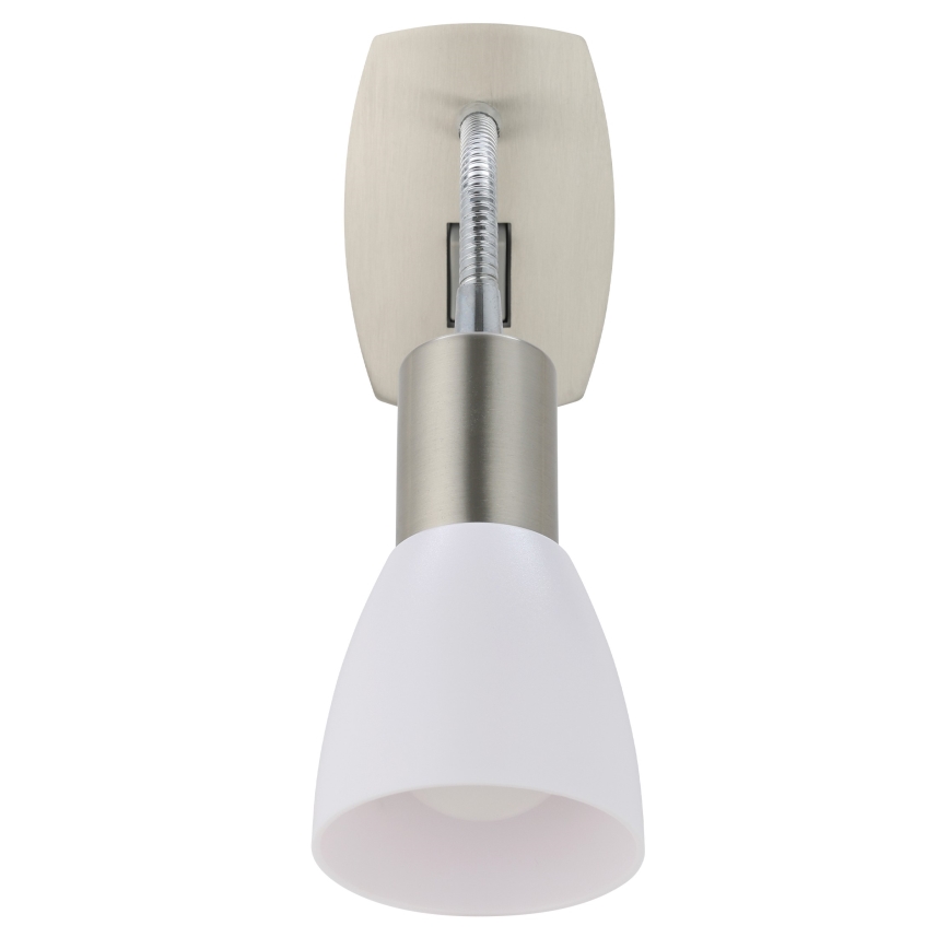 Eglo - Zidna lampica za utičnicu 1xE14/5W/230V matni krom