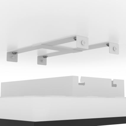 Eglo - LED stropna svjetiljka LED/18,8W/230V 2700/4000/6500K 40x40 cm crna