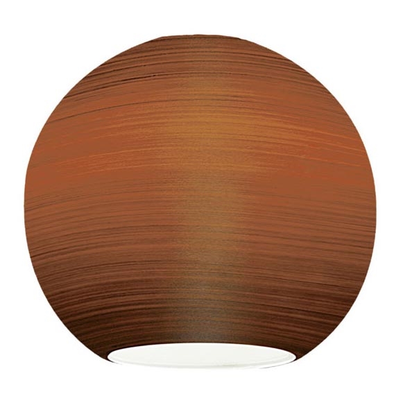 EGLO 90251 - Zamjensko staklo za luster, stolnu lampu, stropnu svjetiljku i reflektorsku svjetiljku MY CHOICE E14 pr. 9 cm smeđe brisano