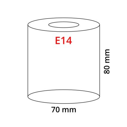 EGLO 90255 - Staklo MY CHOICE E14 pr. 7 cm smeđe