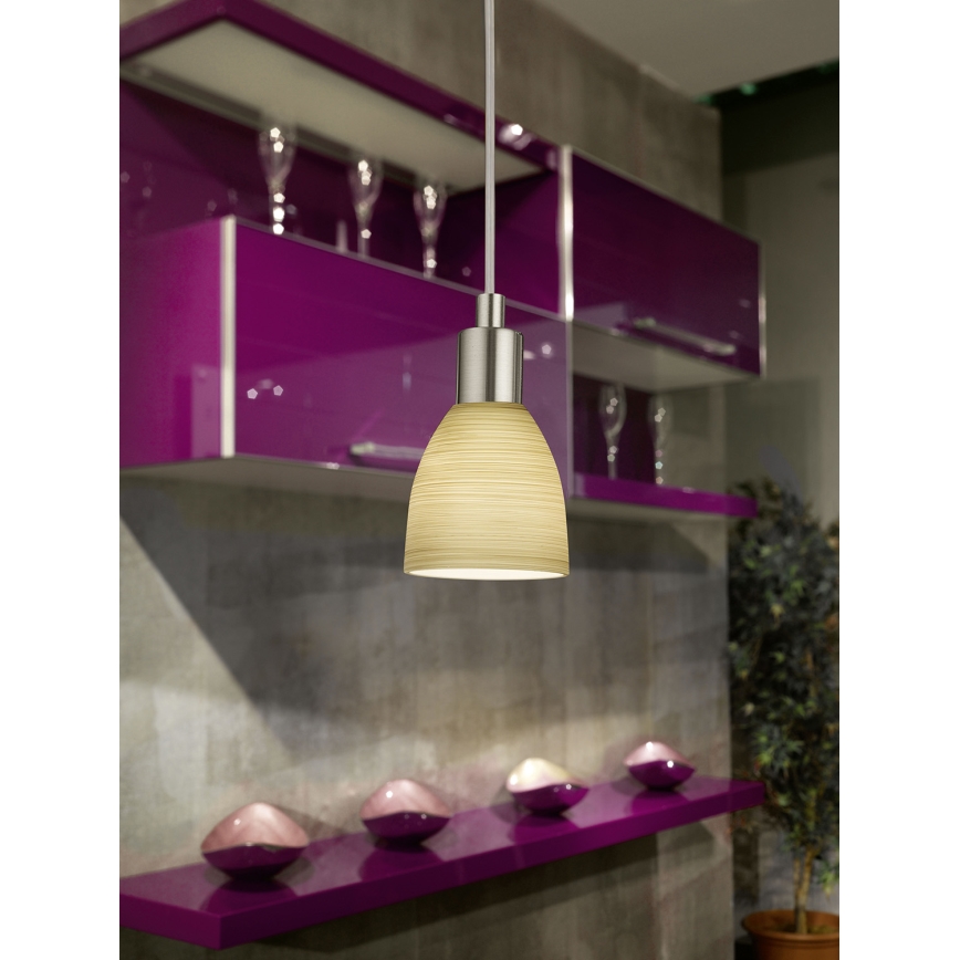 Eglo 90267 - Sjenilo MY CHOICE bijeli efekt E14 pr. 9 cm