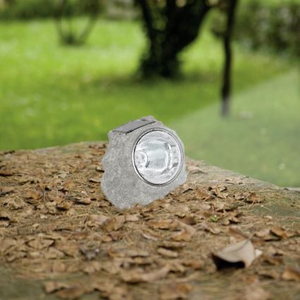 Eglo 90494 - Solarno svjetlo kamen 4xLED/0,06W/1xAA IP44