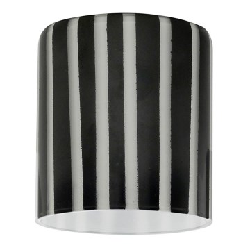 Eglo 90858 - Abažur za luster, stolnu lampu, stropno svjetiljku i reflektorsku svjetiljku MY CHOICE E14 promjera 7 cm crno-bijela