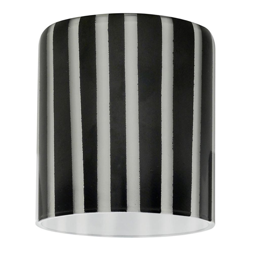 Eglo 90858 - Abažur za luster, stolnu lampu, stropno svjetiljku i reflektorsku svjetiljku MY CHOICE E14 promjera 7 cm crno-bijela