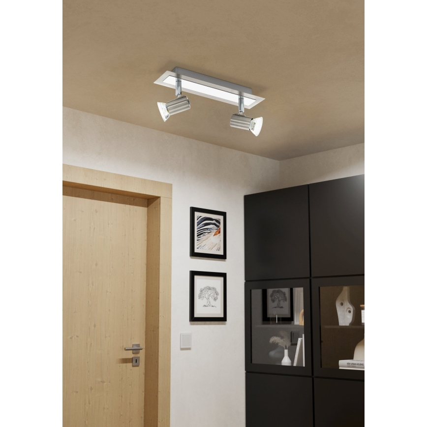 EGLO - Zidna stropna svjetiljka 2xGU10/LED/3W