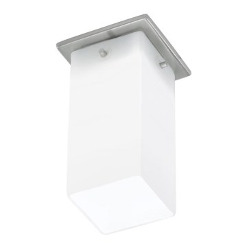 EGLO 91204 - Stropna svjetiljka BANTRY 1xG9/40W mat nikal / opal