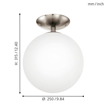 EGLO - Stropna svjetiljka 1xE27/60W pr. 25 cm