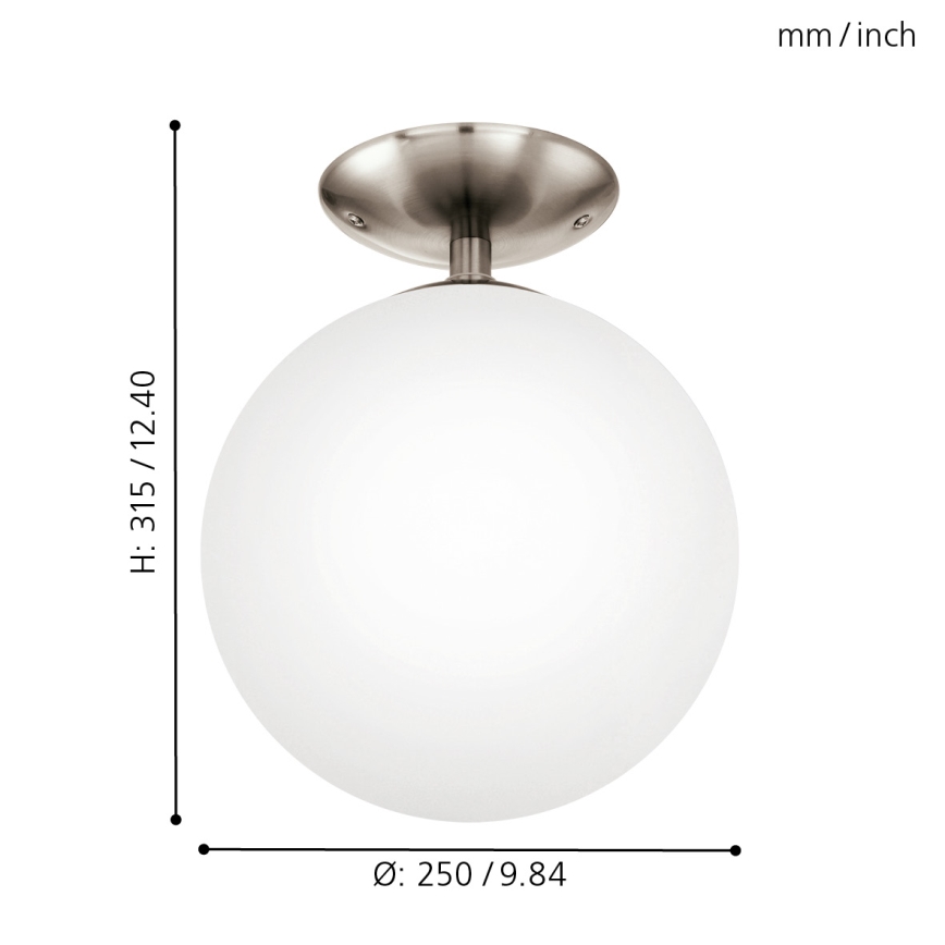 EGLO - Stropna svjetiljka 1xE27/60W pr. 25 cm