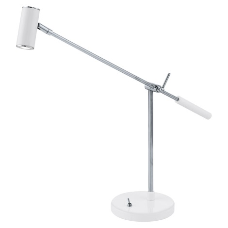 EGLO 92515 - LED stolna lampa LAURIA 1 1xLED/2,38W bijela