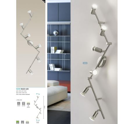 Eglo - LED reflektorska svjetiljka 6xGU10-LED/2,8W/230V