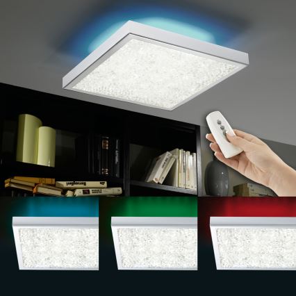 Eglo 92781 - LED Stropna svjetiljka CARDITO LED/19W/230V + 4xLED/3W/230V