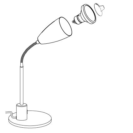 Eglo - Stolna lampa 1xGU10/3W/230V