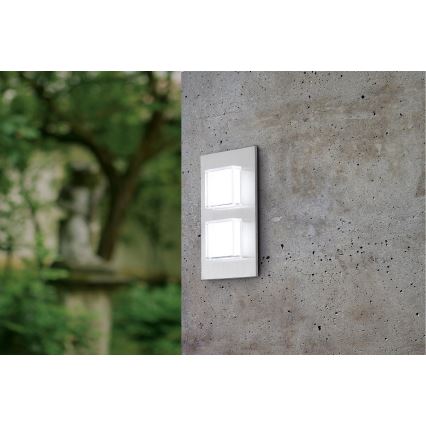 Eglo 93365 - LED vanjsko zidno svjetlo PIAS 2xLED/2,5W/230V IP44