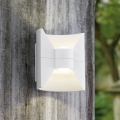 Eglo 93367 - LED Vanjska zidna svjetiljka REDONDO Bijela 2xLED-SMD/2,5W/230V IP44