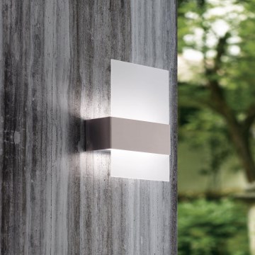 Eglo 93438 - LED vanjska rasvjeta NADELA 2xLED/2,5W/230V IP44