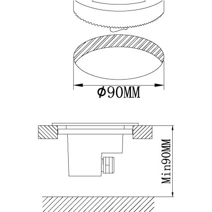 Eglo - LED Vanjska rasvjeta za kućni prilaz LED/2,5W/230V IP65