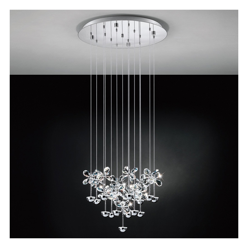 Eglo 93662 - LED Luster na sajli PIANOPOLI 15xLED/2,5W/230V