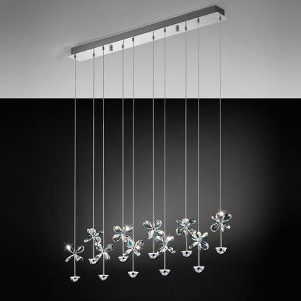 Eglo - LED Luster na sajli 10xLED/2,5W/230V
