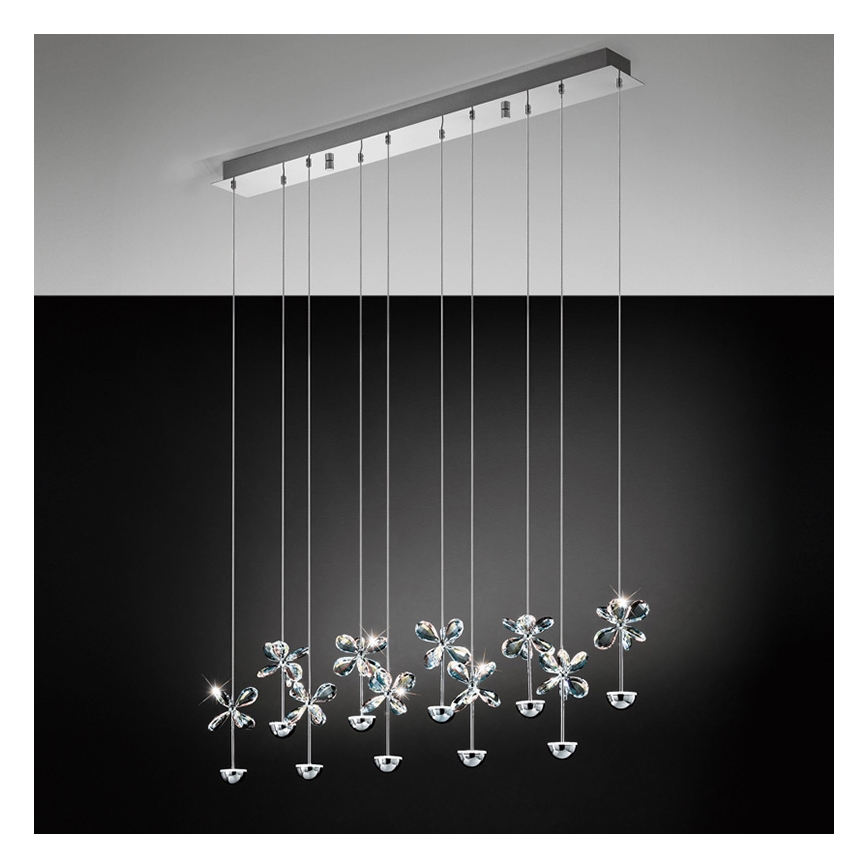 Eglo - LED Luster na sajli 10xLED/2,5W/230V