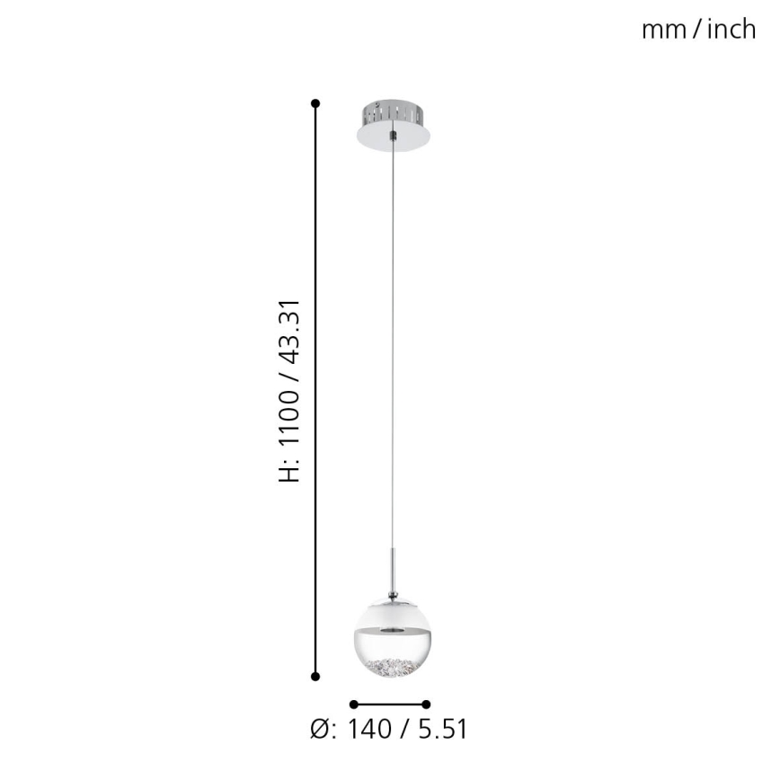 Eglo - LED Viseća svjetiljka 1xLED/5W/230V