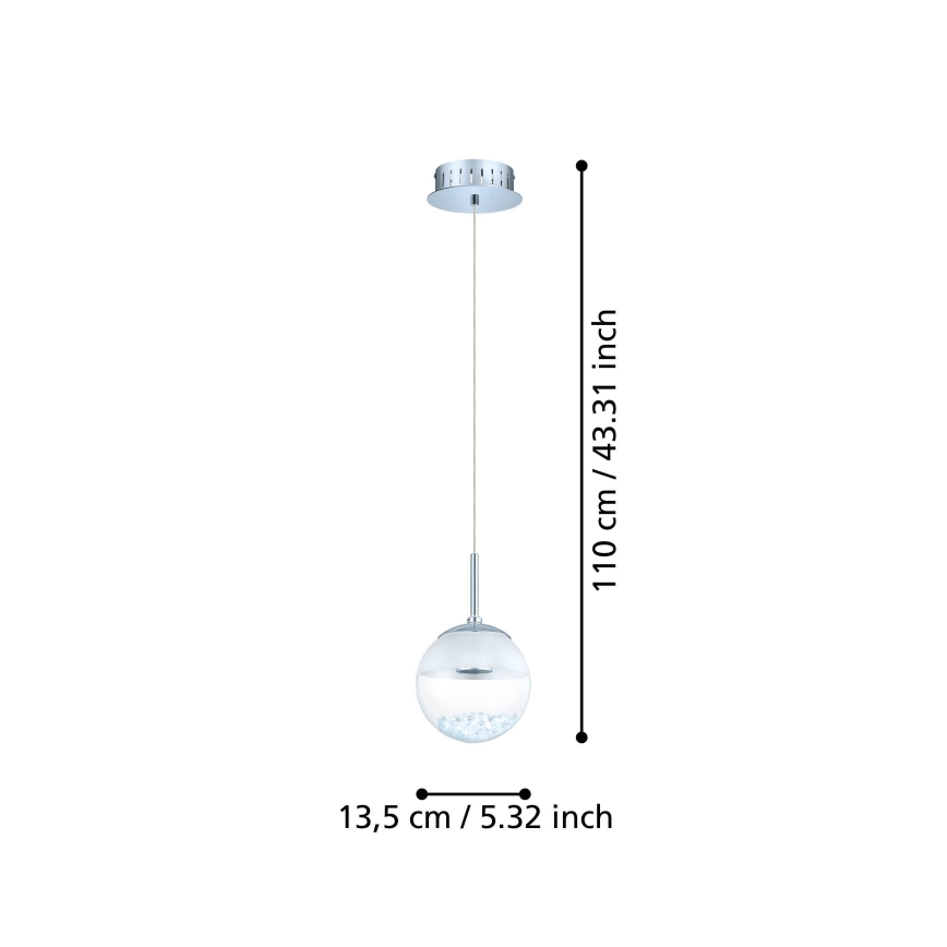 Eglo - LED viseće svjetlo LED/5W/230V