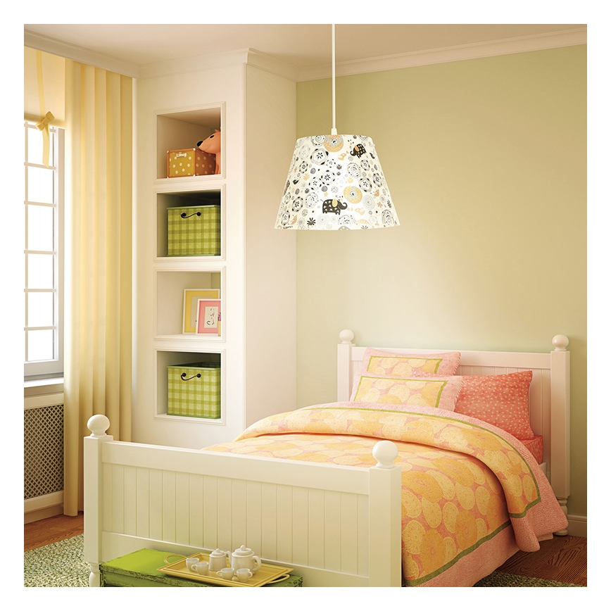 Eglo 93718 - Dječji luster MOLOVE 1xE27/60W/230V