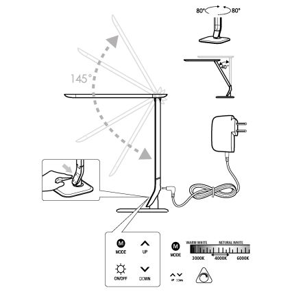 Eglo - LED Svjetiljka za prigušivanje LED/6W/230V