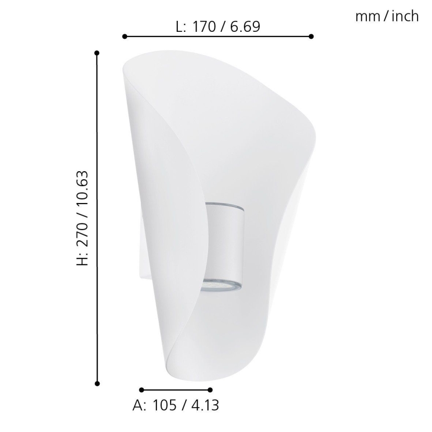 Eglo - LED Vanjsko osvjetljenje 2xLED/2,5W/230V IP44