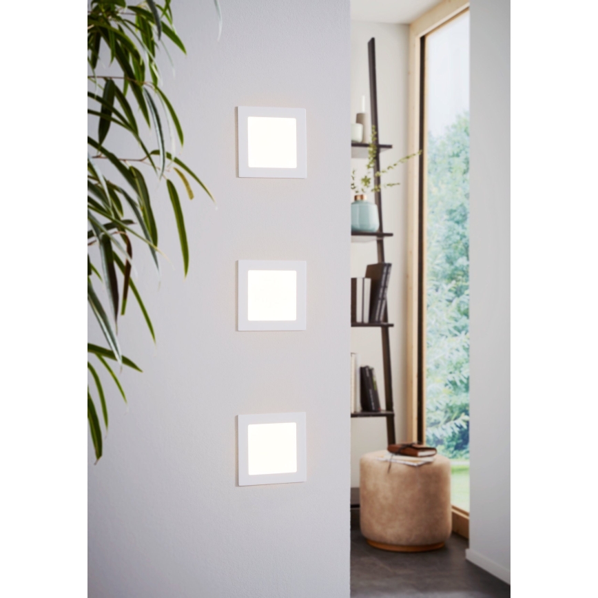 Eglo 94061 - LED ugradna svjetiljka FUEVA 1 LED/10,95W/230V 17x17 cm