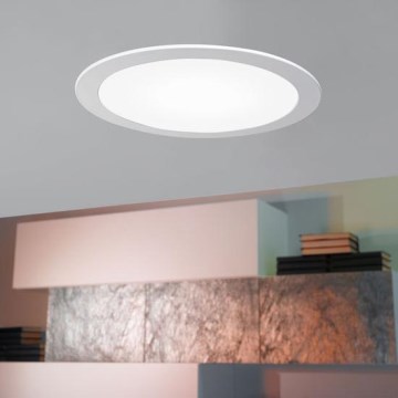 Eglo 94064 - LED prigušivo ugradno stropno svjetlo FUEVA 1 LED/16,47W/230V, prom. 22,5 cm