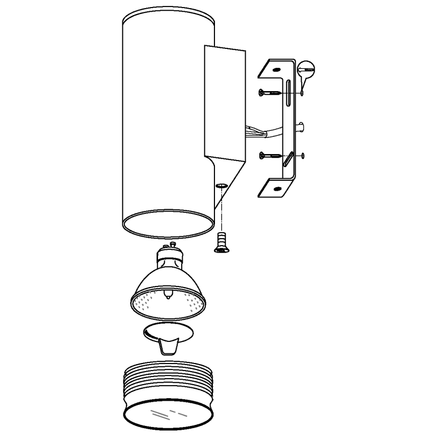 Eglo - LED Vanjsko osvjetljenje 2xGU10/3W/230V IP44