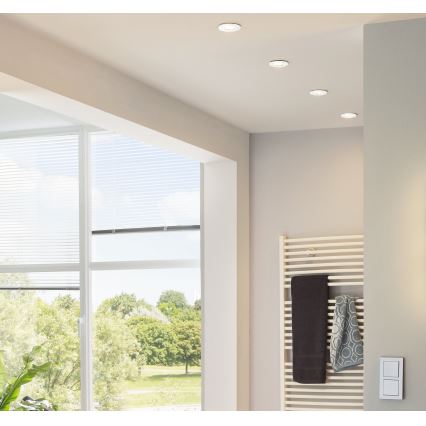 Eglo - Komplet 3x LED ugradnih stropnih svjetiljki PENETO 1xGU10-LED/3W/230V