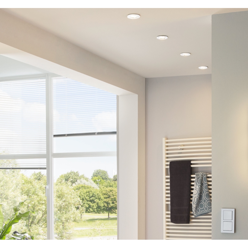 Eglo - Komplet 3x LED ugradnih stropnih svjetiljki PENETO 1xGU10-LED/3W/230V