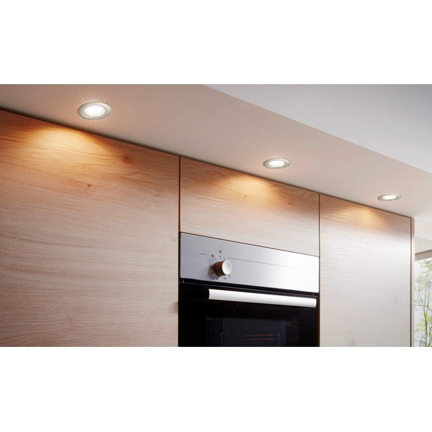 Eglo - KOMPLET 3x LED ugradna stropna svjetiljka PENETO 1xGU10-LED/3W/230V