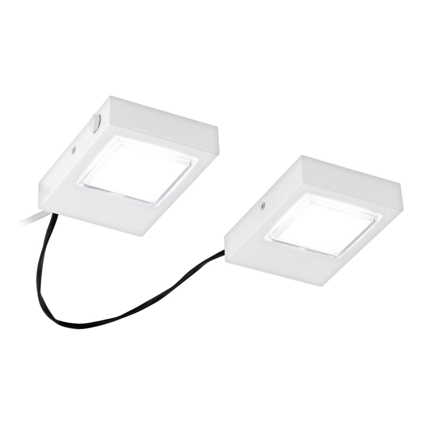 Eglo 94517 - SET 2x LED Svjetiljka ispod ormarića LAVAIO 2xLED/3,7W/230V